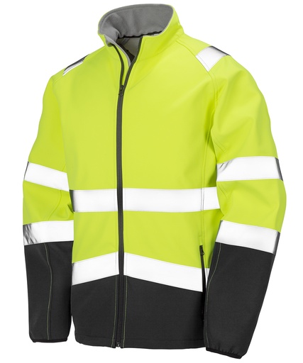 Printable safety softshell jacket Yellow WR450X