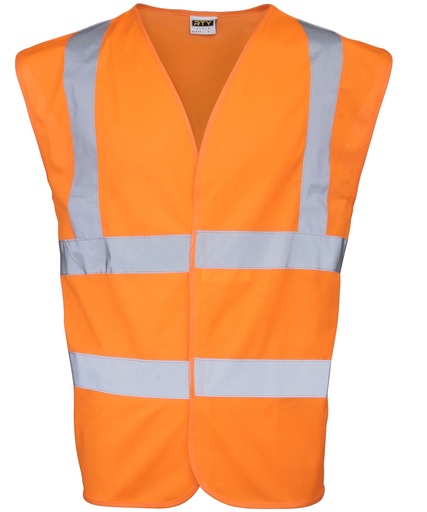 High visibility Waistcoat Fluorescent Orange HV074