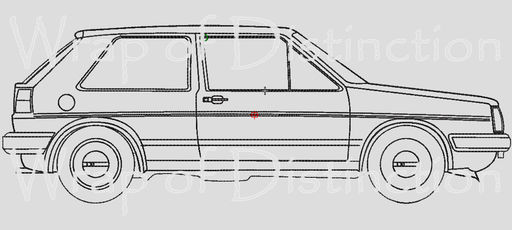 Embroidery design - Golf Mk2