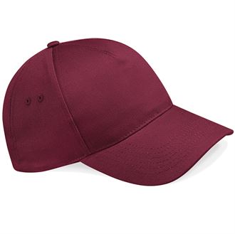 BC015 Burgundy Ultimate 5 panel cap