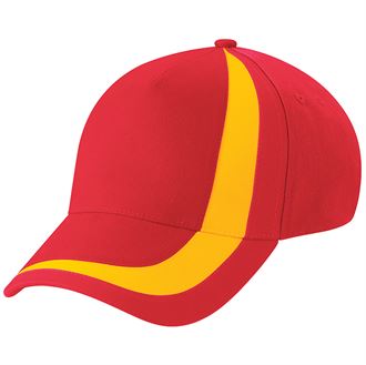 [BC175-red-yellow] Flag Red/Yellow Nation Cap