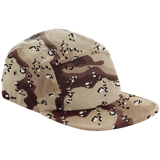 [BC698-Camo] Desert Camo 5 panel cap