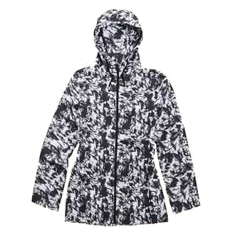 Black-White Sheldon women's marble print mac